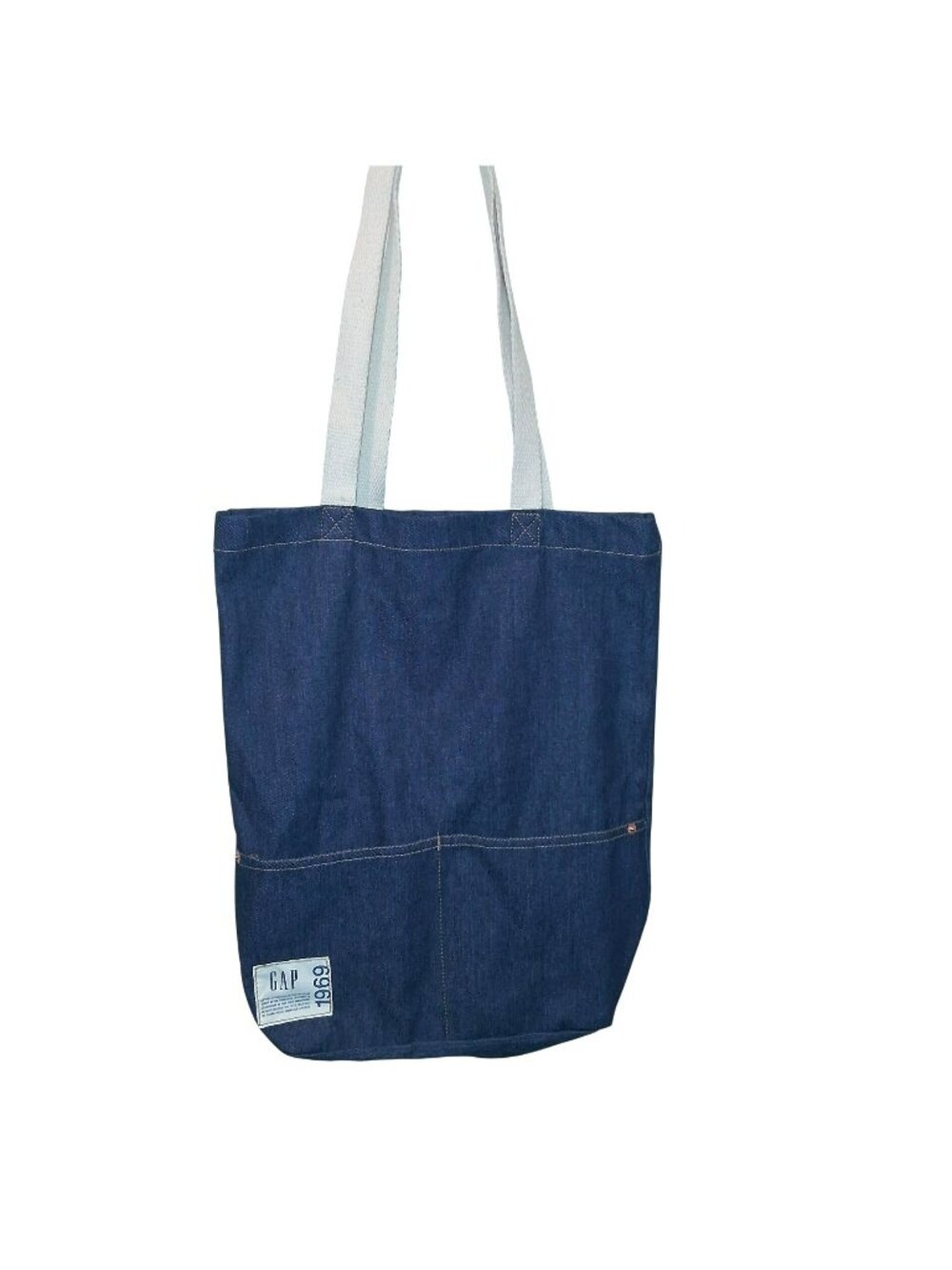 Gap 1969 Denim Canvas Tote Bag Cardmember Exclusive 50th Anniversary Reusable